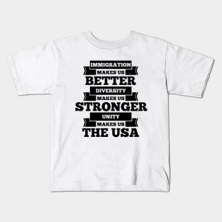 Immigration U.S.A. Kids T-Shirt